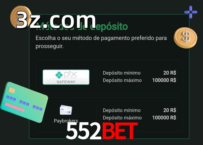 O cassino 552BETbet oferece uma grande variedade de métodos de pagamento